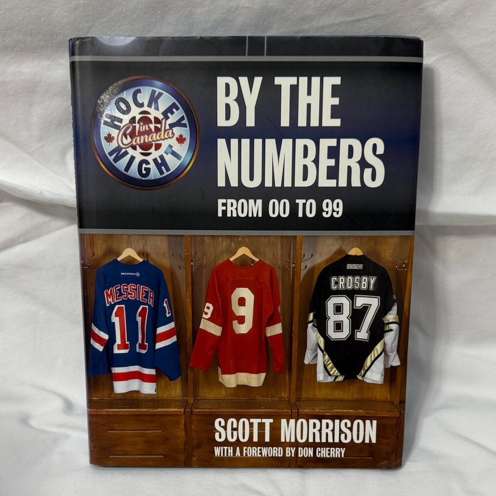 “By the Numbers: From 00 to 99” Hardcover Hockey Legends Book by Scott Morrison